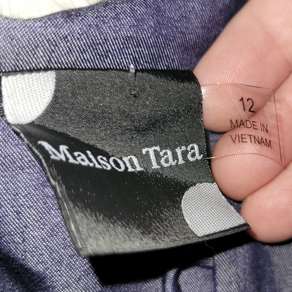 Maison Tara Fit And Flare Dress - Picture 5 of 12